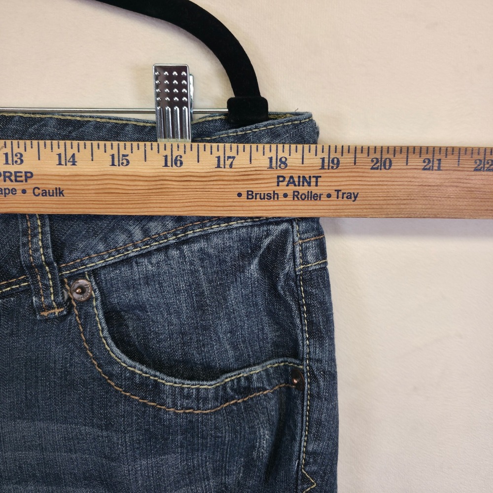 Amethyst‎ Jeans Womens 16 Distressed Y2K Low Rise Flared Denim Bootcut - Picture 4 of 14